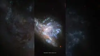 colliding galaxies NGC 6052 by Hubble space telescope | Astronomy | Space