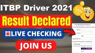 ITBP Driver 2021 Result (Declared) - Check & Download Your ITBP Driver Result 2021 Here