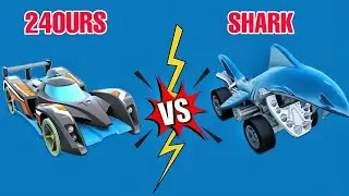 Hot wheels race off 24 OURS&trade; VS SHARK BITE&trade; max level iOS gameplay