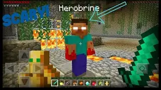 Herobrine Trapped Me In MINECRAFT (MCPE 1.10 Beta) (Im SCARY)😱.