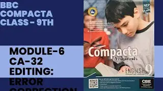 BBC Class 9 Module -6|CA-32 Error correction|Solved