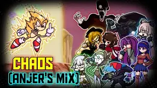 EAT THIS!!!. - Chaos(@Anjer's Mix)(But Every turn a different character sing it!). - FNF.
