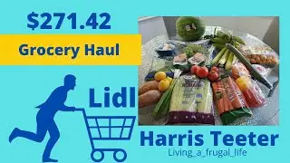 1st Grocery Haul of May! Shopping at Lidl & Harris Teeter.