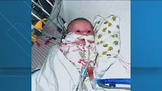 3-week-old Loganville baby recovering after nearly dying from RSV, parents warn others