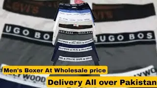 Men's Boxer Export Quality| Leftover|Wholesale| Taazzeeb Garments|levis|Tommy| Calvin| wholesale
