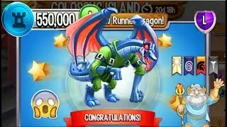 Dragon City - Lunatic Dragon, plus all Weather Tower Island | Completed 2018 😱
