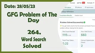 Word Search || C++ || GFG Daily Problem