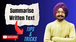 Summarize written text | All about Templates and strategies | @pte_studypoint