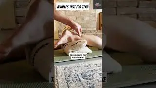 Achilles Injury! Here's two easy tests to see if it's torn 👀🤯 #pain #athlete #injured #achilles