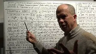 de Garis MPC, Course 4, Linear Algebra, Lecture 1Y