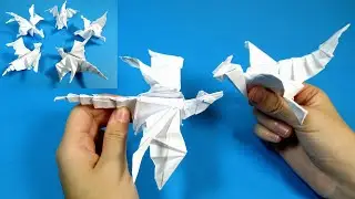 How to Make a Paper Dragon Step by Step  Origami Dragon Tutorial