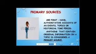 What is the difference of (Primary Sources & Secondary Course)