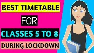 Lockdown Study Time Table | Topper Time Table In Lockdown