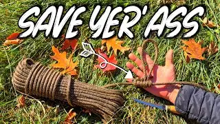 How To Tie A Hunter Safety Rope / Tree Stand Knot Tying