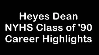Heyes Dean Nelsonville-York Football Career Highlights
