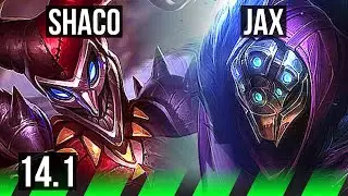 SHACO vs JAX (JNG) | 3/1/6, 300+ games | BR Master | 14.1