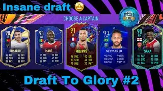 WE GOT FUTURE STARS SAKA IN AN INSANE 187 DRAFT 🤩 - DRAFT TO GLORY #2 - #FIFA21 ULTIMATE TEAM