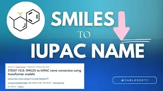 HOW CONVERT SMILES TO IUPAC NAME? | VERY EASY!!