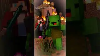 Brave Turtle - MAIZEN Minecraft Animation #shorts