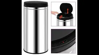 Prullenbak met automatische sensor 70 L roestvrij staal