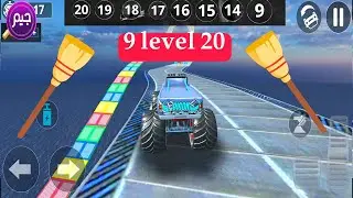 تحدي محاكي لعبة Big Red Racing | الكلاسيكي من level 9 الي level 20 - تحدي صعب وشاق متعة 