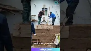 This is NOT Your Average Brick Wall! 🧱 Watch the Power of Ancient Rammed Earth Construction!