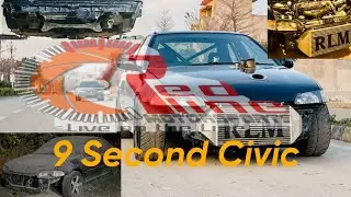 Abandoned Civic Transformation from Pakistan 🇵🇰|AWD K24Turbo EG |9 second| CivicVsWorld |RedlinePk