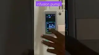 infusion pump for IV fluids #agoeducate