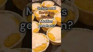 So einfach machst du Karotten K&uuml;rbis Muffins!!!