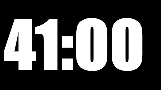 41 MINUTE TIMER | LOUD ALARM  ⏰