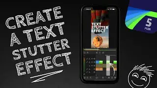 Watch Stu Create a Text Stutter Effect w/ #LumaFusion