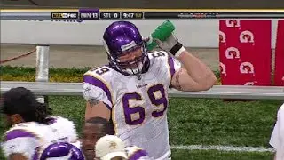 Jared Allen fumble recovery TD - Rams QB Kyle Boller loses control of the football