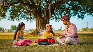 कन्हा और राधा ने पेड़ के नीचे बनाई मैगी  || YMKN || Shree Krishan leela