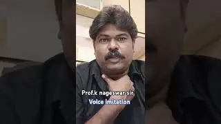 Political analyst prof.k.nageswar gari voice mimicry