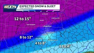 Snow, sleet, and ice expected during winter storm this weekend