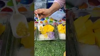Thai Purple Mango Sticky Rice in Bangkok 😍