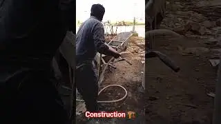 Proper Mortar Mixing Method | Cement, Sand & Gravel#construction #1millionviews #shuttering #shorts
