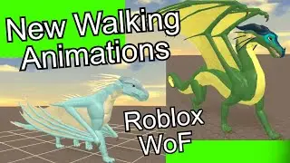 New RainWing and IceWing Walk Animations | Wings of Fire Development | Animation Info