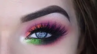 NEON Eye Makeup Tutorial | Urban Decay Electric Palette