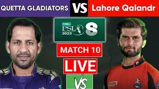 Quetta Gladiators vs Lahore Qalandars, 10th Match - Live Cricket Score, Commentary