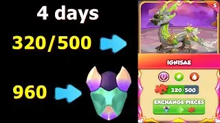 Luxor Ancient event | 960 Ancient Talisman in 4 days | 320/500 Ignisae Piece | DML