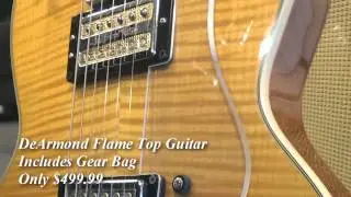 DeArmond Flame Top Guitar