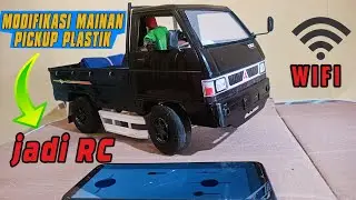 Modifikasi mainan Pickup plastik menjadi RC Semi Propo #miniaturl300 #rcl300 #l300 #mainanl300