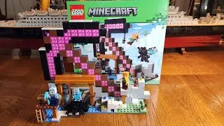 Lego Minecraft The Pickaxe Mine Set 21277 Build and Review