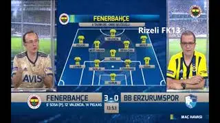 Fenerbah&ccedil;e 3-1 b&uuml;y&uuml;kşehir belediye erzurum -FB TV Gol Anları - 