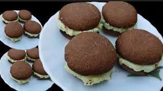 मार्केट वाला चॉकलेट क्रीम biskut क्यो खाना जब घर मे बनाएगे  Tasty healthy choklate cream बिस्कुट 