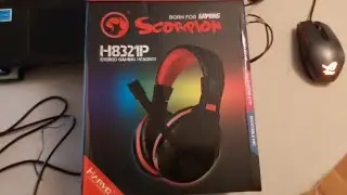 Umboxing stereo gaming headset H8321P espa&ntilde;ol