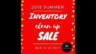 Inventory Clean Up Sale!!! Video 5