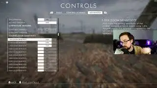 Sensitivity settings, Battlefield 1