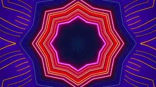 Deep Relaxation Kaleidoscope Meditation | Color Therapy, Third Eye Activation & Visual Healing 60fps